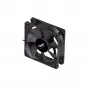 Akyga AW-8A-BK ventilador de carcasa de 80 mm, 2000 rpm, 37 m³/h, 25 dB, 3 pines con adaptador Molex, negro