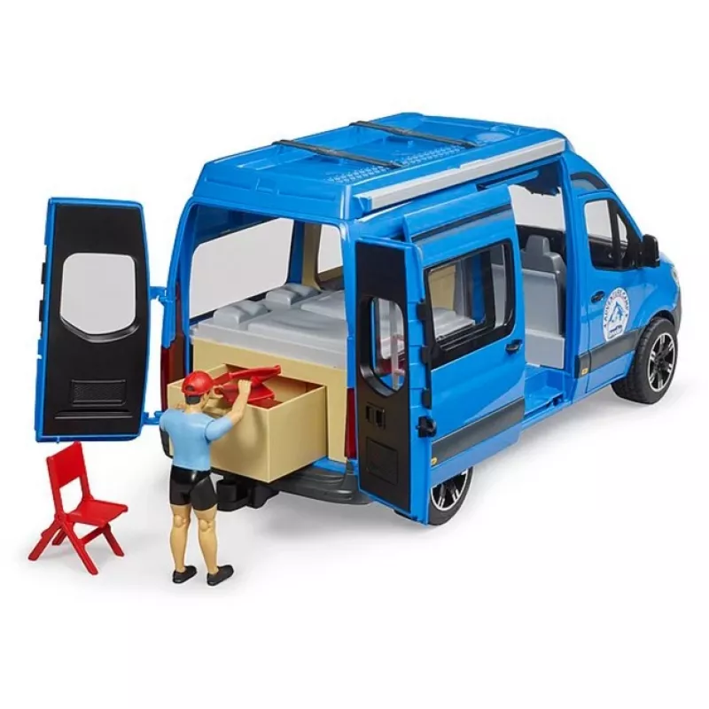 BRUDER Camper MB Sprinter 02684 con conductor – vehículo a escala