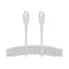 Belkin BOOSTCHARGE PRO Flex Cable USB 1 m USB 2.0 USB C blanco (CAB011BT1MWH)