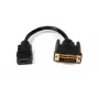 Adaptador DVI a HDMI Garbot 31.20.9001 — cable de 15 cm, negro