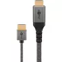 Cable HDMI Plus Slim de alta velocidad con Ethernet, 8K a 60 Hz gris, 2 metros