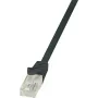 Cable de red LogiLink Cat.6 U/UTP RJ-45 10m negro