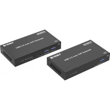 SpeaKa Professional SP-USBE-830 Extensor KVM de 7+2 puertos controlable por PC Negro (SP-13472960)