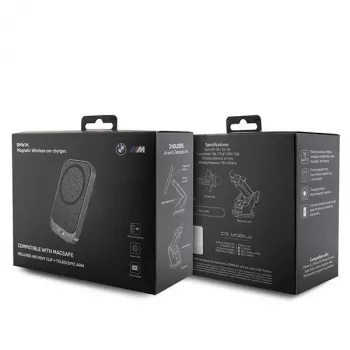 Soporte de inducción inalámbrico BMW BMW000678 15W – cargador inalámbrico y soporte para teléfono