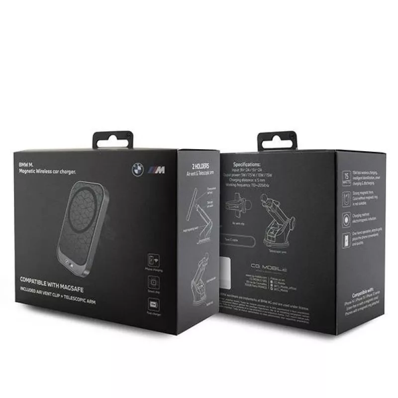 Soporte de inducción inalámbrico BMW BMW000678 15W – cargador inalámbrico y soporte para teléfono