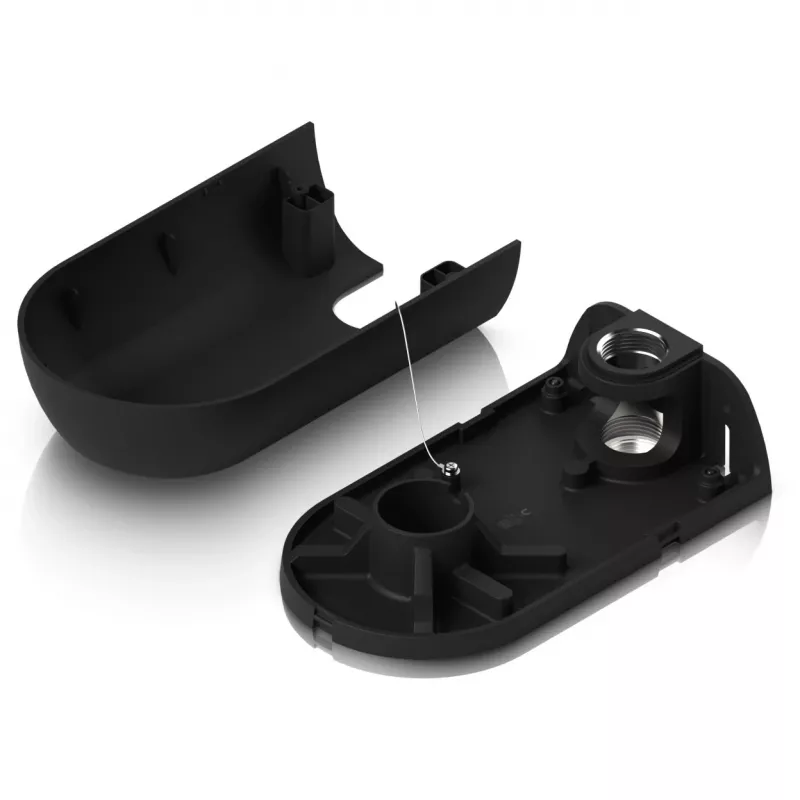 Ubiquiti accesorio de montaje en pared negro que fija la G5 Turret Ultra a una pared, esquina O un mástil