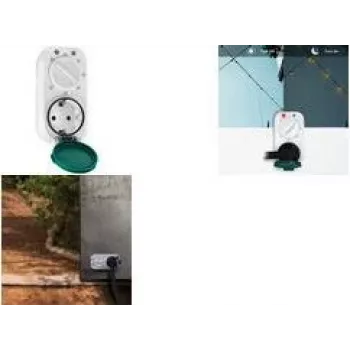 LogiLink ET0013 - Toma de corriente - con cable - blanco