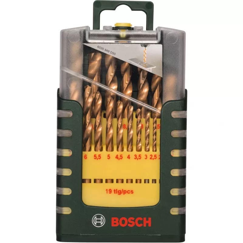 Bosch Prom juego de 19 brocas para metal HSS-TiN | 2607017152 set de brocas 19 unidades
