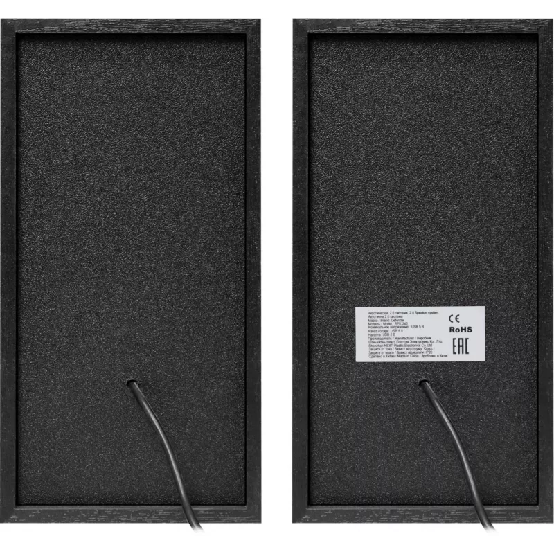 Altavoces de escritorio DEFENDER SPK-240 con cable, 2.0, 6 W RMS, alimentación USB, 3,5 mm, negro
