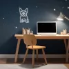Luz de neón MANTA Manta SNL66WH French Bulldog White — letrero de neón LED decorativo con forma de bulldog francés