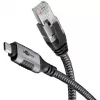 Goobay 70755 cable USB-C a RJ45 Ethernet CAT 6 para una conexión a internet por cable estable con router/módem/switch de red/sustituye al adaptador USB a RJ45 / 1