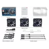 Kit de 1 ventilador Seasonic MagFlow para caja de ordenador 12 cm negro 1 unidad