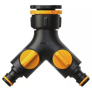 Fiskars 1027061 conector de manguera de agua conector de grifo negro, naranja 1 ud.