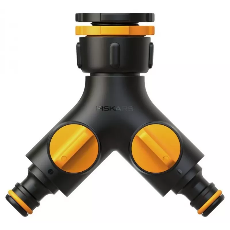 Fiskars 1027061 conector de manguera de agua conector de grifo negro, naranja 1 ud.