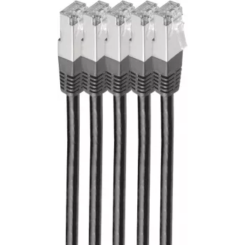 Cable de red shiverpeaks BS75711-H0.5S-SET5 negro 0,5 m Cat6 S/FTP (S-STP) (BS75711-H0.5S-SET5)