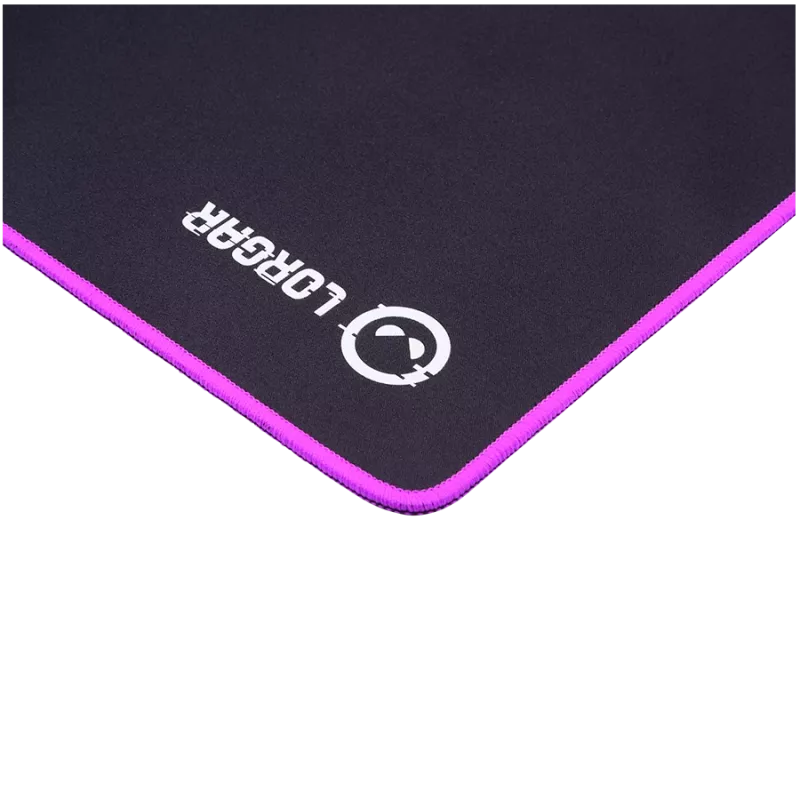 Alfombrilla gaming Lorgar LRG-GMP313 negra violeta 360x300mm