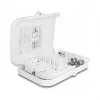 Caja de distribución de fibra óptica DeLOCK 8 puertos impermeable blanca