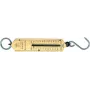 C.K T6202 066 Báscula de resorte colgante, 0-30 kg, esfera de latón, negro
