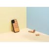 Funda para móvil Man and Wood para iPhone 12 mini, espiga arancia negro
