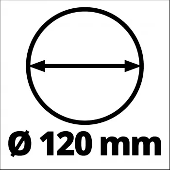 Broca Einhell 3437011 12 cm de diámetro 655 mm de longitud
