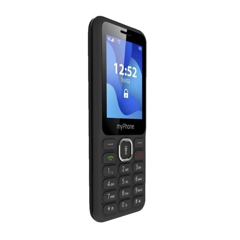 Teléfono móvil MYPHONE myPhone 6320, pantalla de 2,4 pulgadas, Dual-SIM, 1000 mAh, Bluetooth, radio FM, Negro