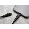Cable de silicona líquida FIXED USB-C/USB-C, 0,5m, 60W, negro | Fixed