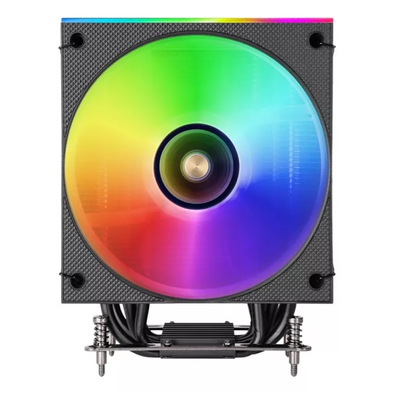 Ventilador para CPU TACENS Mars Gaming MCPU-LCD, ventilador de 120 mm, TDP 300 W, compatible con LGA1700/1200/115x/1366 y AM4/AM5, negro