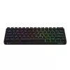 Teclado gaming mecánico SAVIO BLACKOUT X2 PEACH — 61 teclas 60 % QWERTZ, RGB LED, hot-swap, USB Type-A/Type-C, cable extraíble