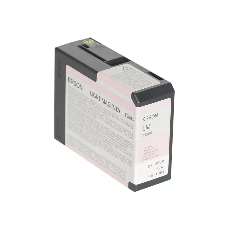 Epson pack individual magenta claro T580600, magenta claro, tinta pigmentada, 80 ml, 1 unidad