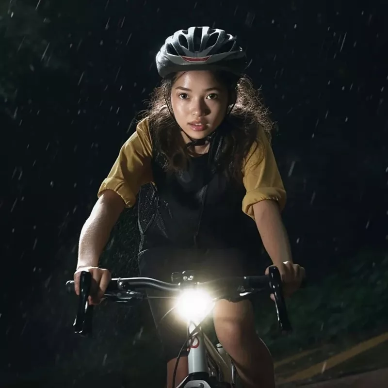 Rockbros RHL1500 luz delantera para bicicleta, 1500 lm, 5000 mAh, IPX6, negro