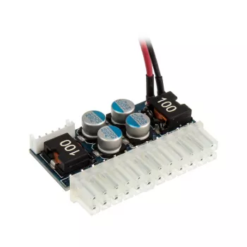 Fuente de alimentación Akasa AK-PE080-03 Interior 80 W Negra, Azul, Roja, Blanca, Amarilla