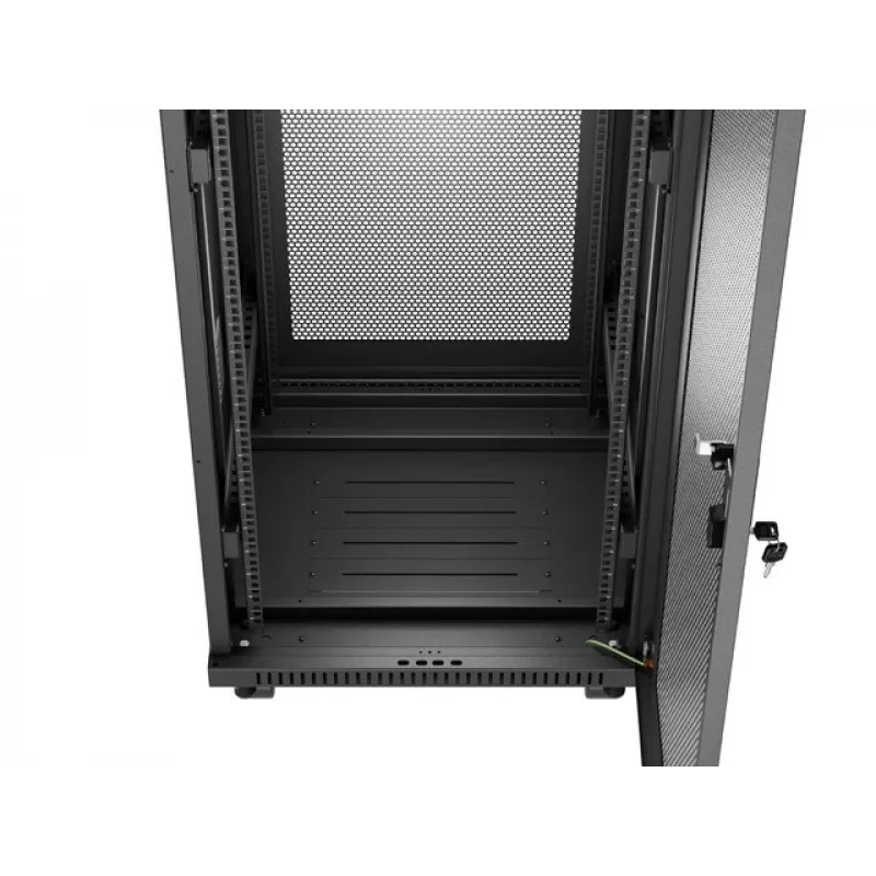 Lanberg FF01-6632-23BL Armario rack 32U Rack independiente Negro