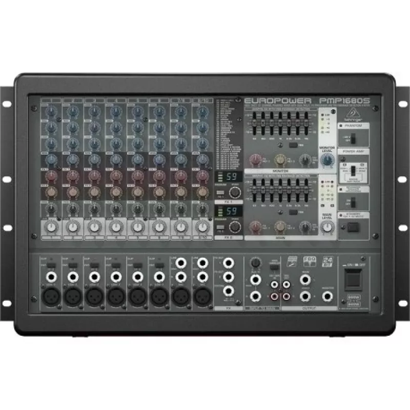 Behringer PMP1680S mezclador de audio 10 canales 10 - 200000 Hz negro