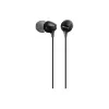 Sony MDR-EX15AP, con cable, 8 - 22000 Hz, Llamadas/Música, 3 g, Auricular, negro