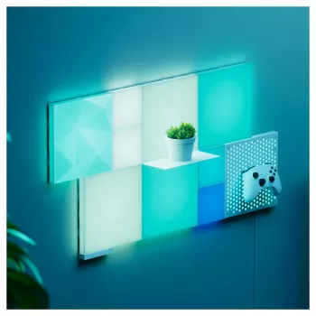 Panel LED Nanoleaf N8100E00-2TBS — Cuadrado RGB, alimentado por DC, pack de 2