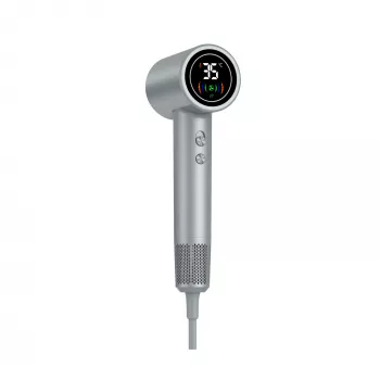 Secador de pelo DENVER HDD-1400S 1400 W, plateado, 110–240 V, cable 1,8 m, 70×89×280 mm