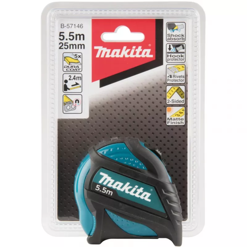 Makita B-57146 cinta métrica, 5,5 m