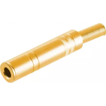 Conector de cable ShiverPeaks BS50800-G 6,3 mm dorado conector hembra