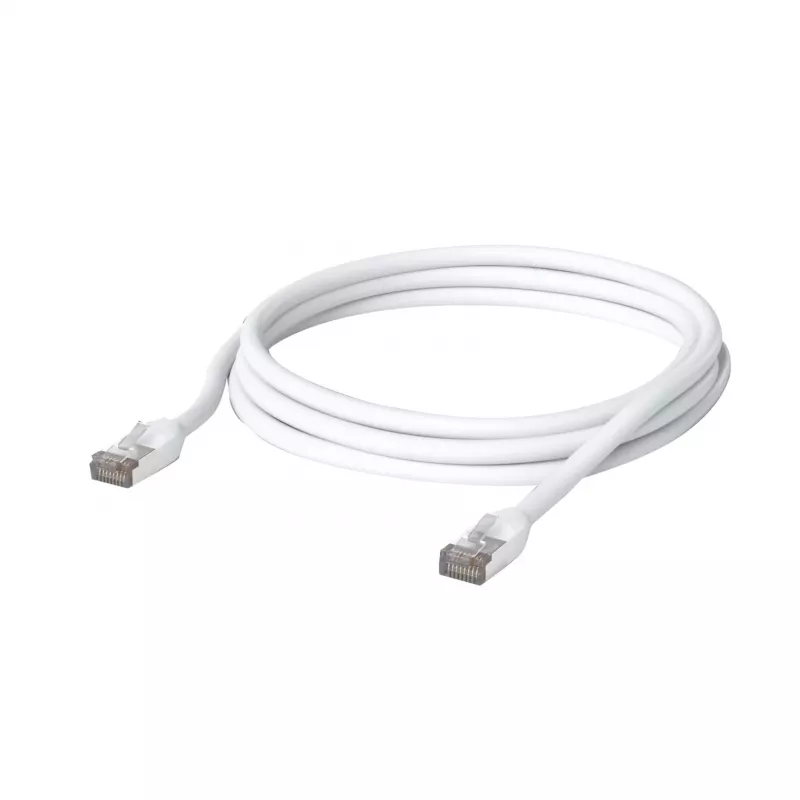 Cable de red Ubiquiti UACC-CABLE-PATCH-OUTDOOR-3M-W RJ-45 Cat5e 3 m blanco S/UTP TPE