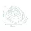 Cubo clasificador de formas SMOBY 7600140323 con formas de colores, juguete educativo para niños pequeños