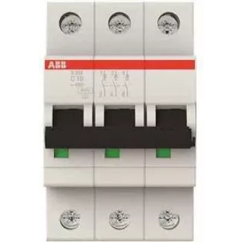 Interruptor automático ABB 10A S203-C10 pro M comp. 3pol.6kA para interruptor automático S203-C10 (2CDS253001R0104)