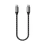 Satechi - Cable USB - USB-C (M) a USB-C (M) - 25 cm - alimentación USB (100 W) (ST-TCC10M)