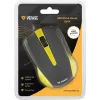 Ratón USB con cable, 3 botones, superficie engomada