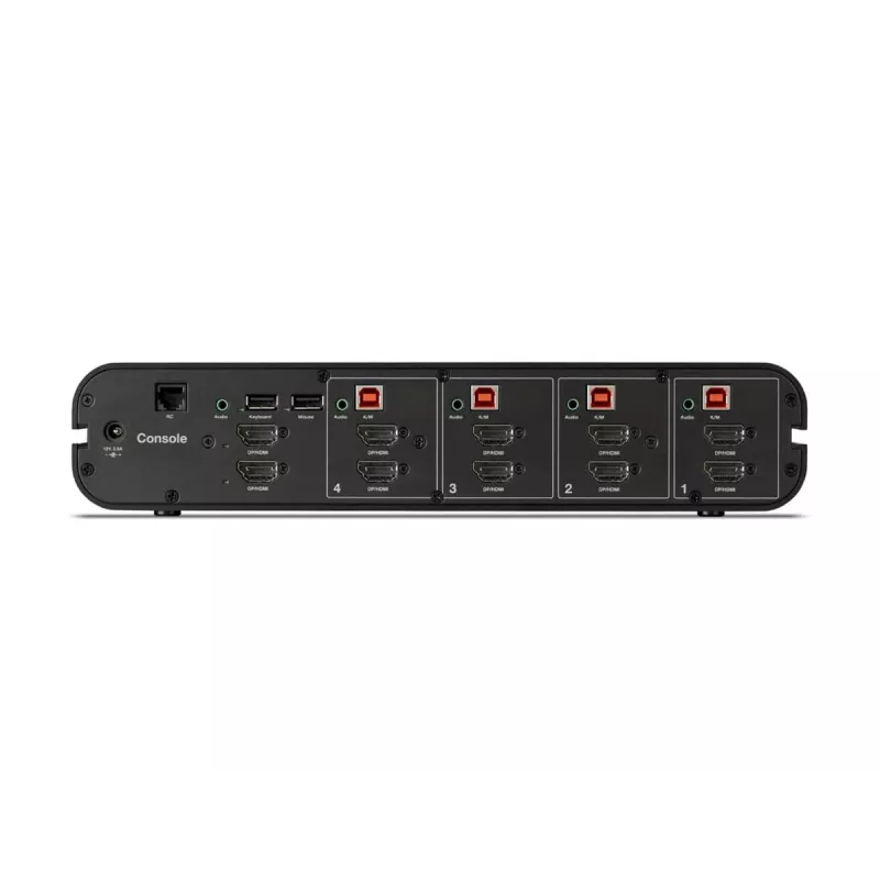 Belkin F1DN204KVM-UNN4 Universal Secure Dual-Head 4P conmutador KVM de sobremesa