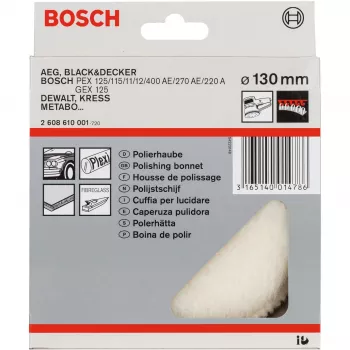 Disco de piel de cordero Bosch 2608610001 diámetro 13 cm gris