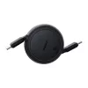 Cable USB-C a USB-C Baseus Free2Pull Mini, 60 W, 1 m, (negro)