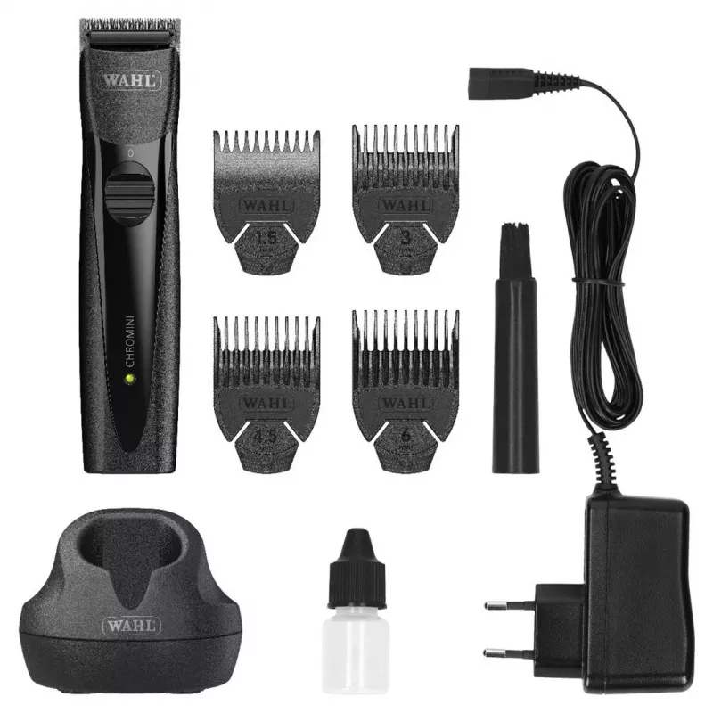 Cortapelos Wahl ChroMini negro inalámbrico, batería NiMH, modelo 1591-0466