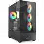 Caja de PC Sharkoon AK6 RGB, ATX, Negra