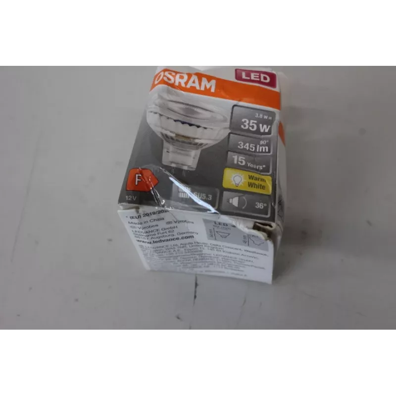 LEDvance Bombilla LED reflectora Parathom MR16 3,8W Blanco cálido (equivalente aprox. a 35–40W halógeno)