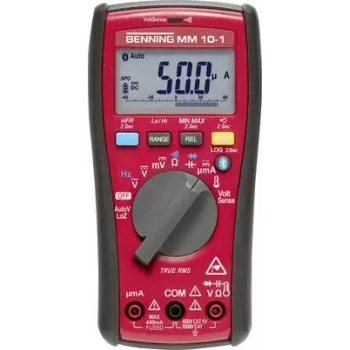 Benning MM 10-1 multímetro manual digital registrador de datos CAT IV 600 V pantalla (cuentas): 6000 (044687)